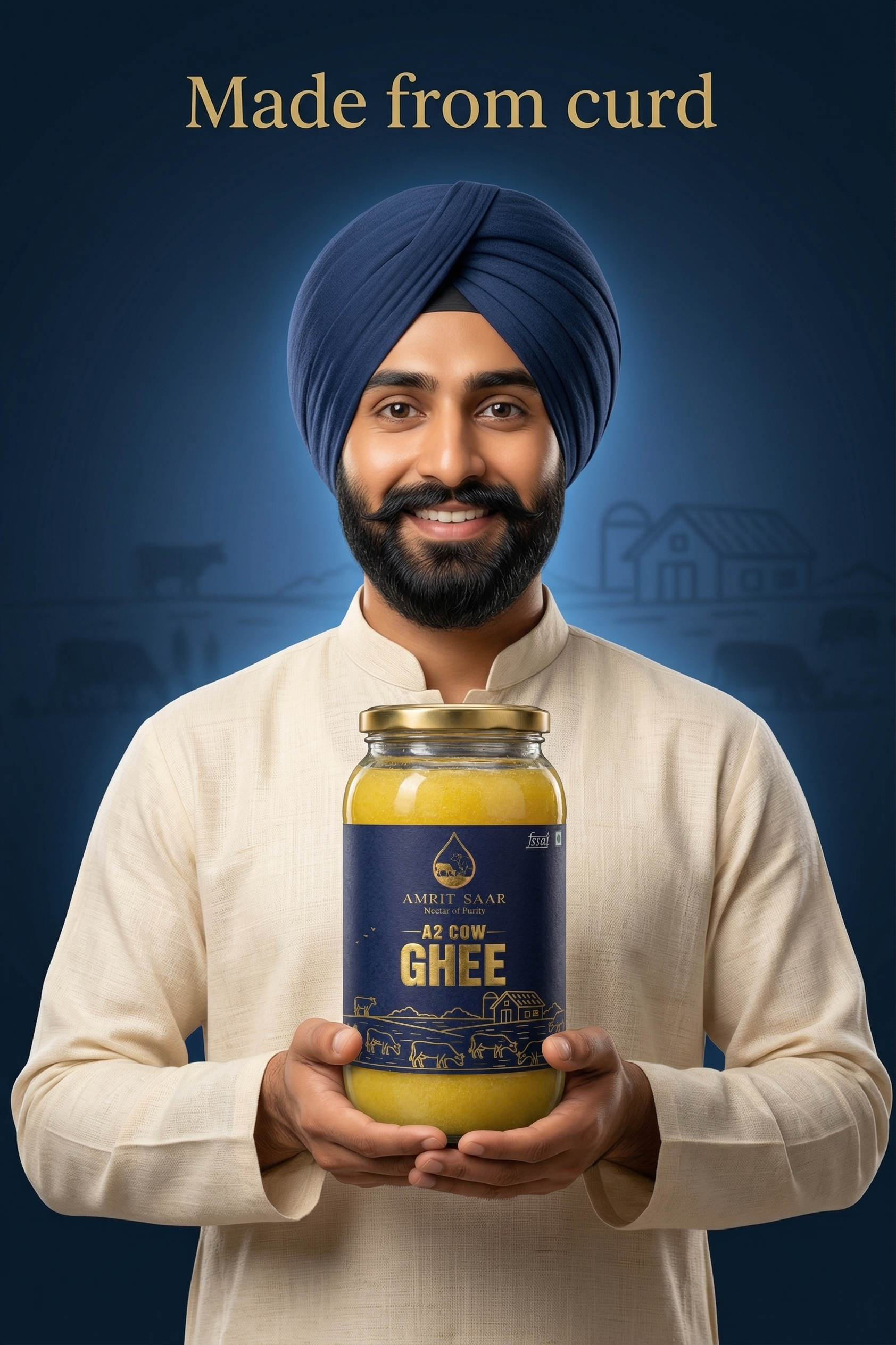 AMRIT SAAR A2 COW GHEE - Shudhta Da Saar