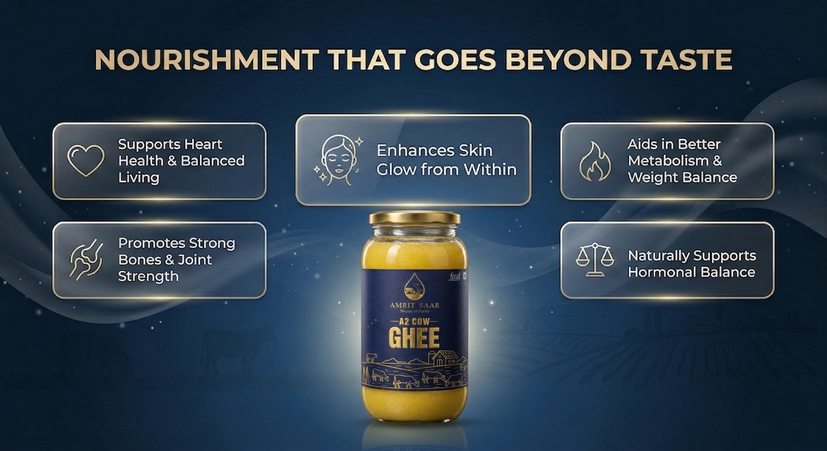 AMRIT SAAR A2 COW GHEE - Shudhta Da Saar
