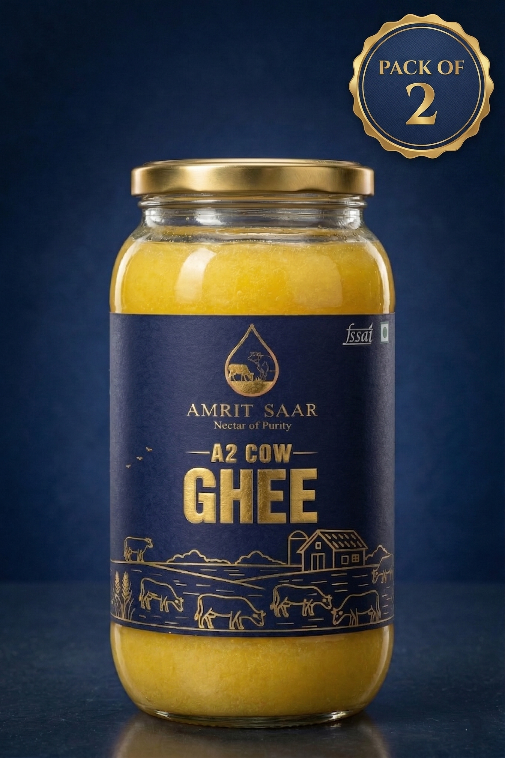 AMRIT SAAR A2 COW GHEE - Shudhta Da Saar